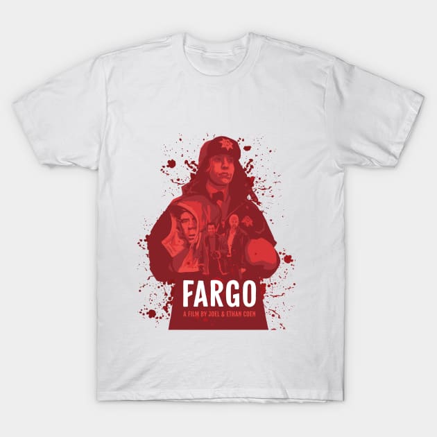 Fargo alternative movie poster T-Shirt by chrisayerscreative